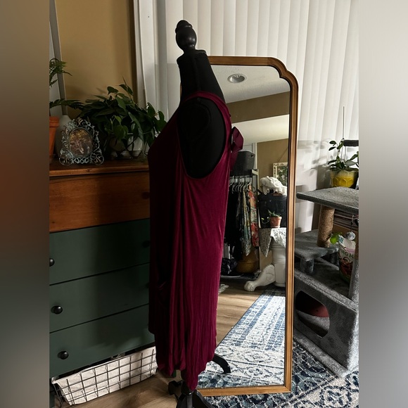 Trixxi Sleeveless Bow Tie Back Tunic with Pockets Medium - Picture 3 of 13